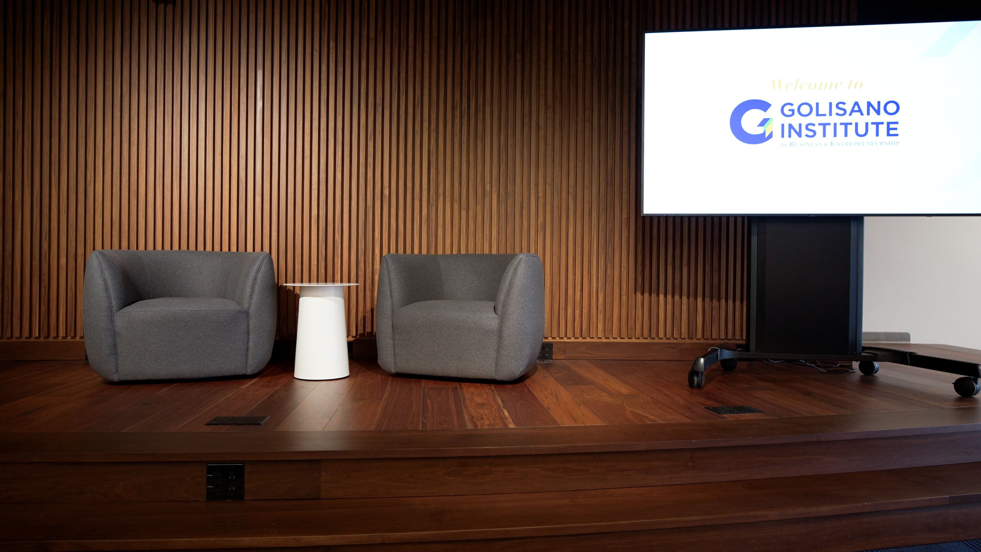 Golisano Forum Seated Stage Space for Presentation